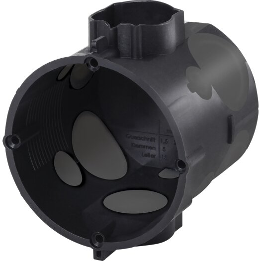 Inbouwdoos Ø 60 mm, winddicht diep