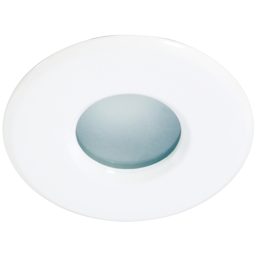 DELUNA® Aluminium-inbouwspot ALU IP 44  vast wit