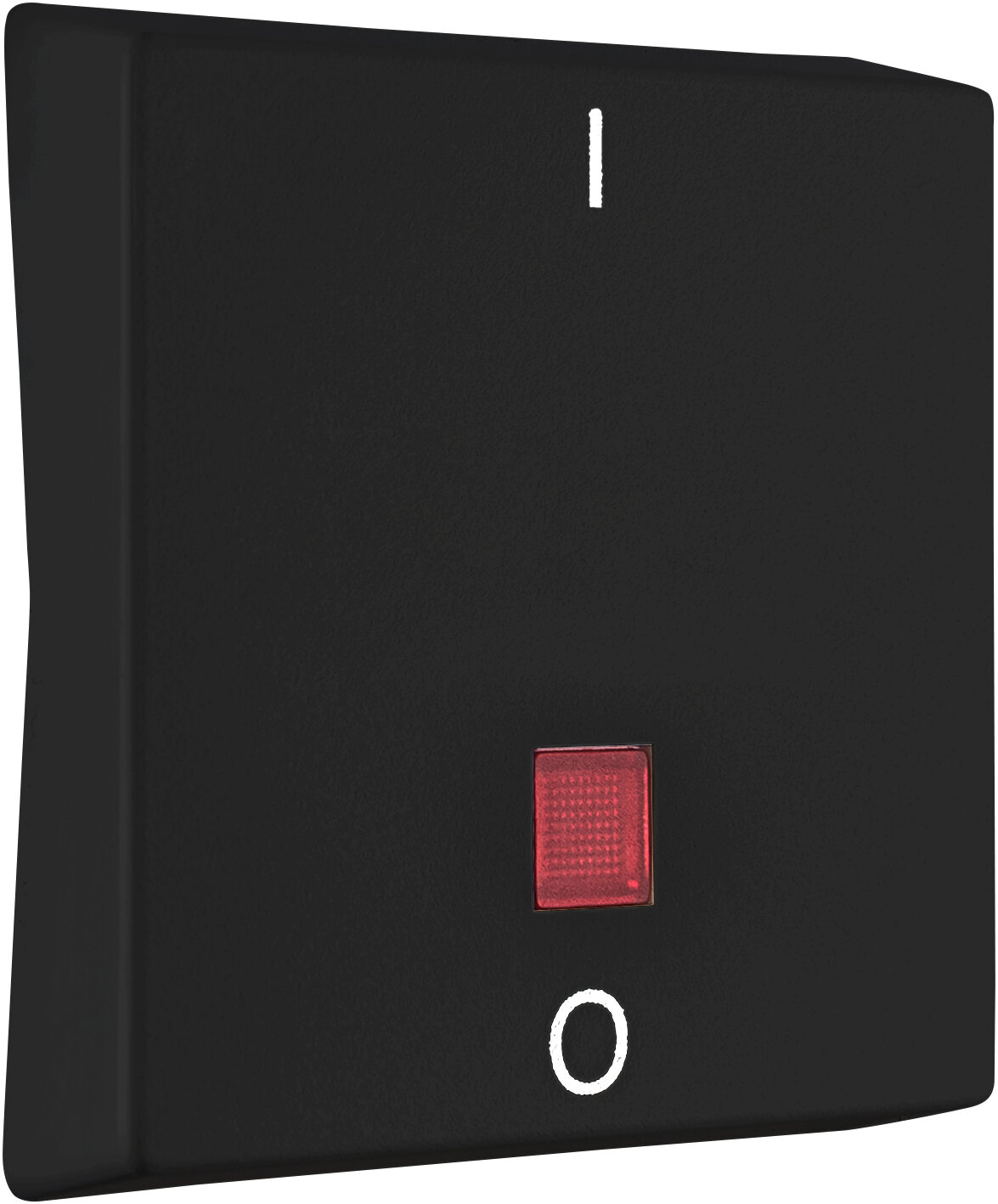 OPUS RESIST bedieningselementen "l-0" met rode lens zwart