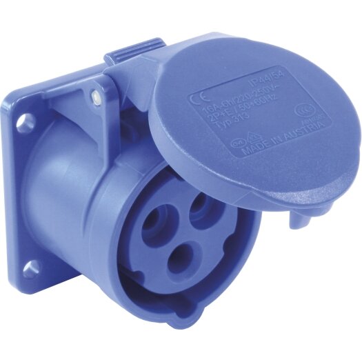 SIROX® CEE-aanbouwdoos IP 44, 3-polig, 230 V, 6 h, recht 16 A 54 x 60 mm