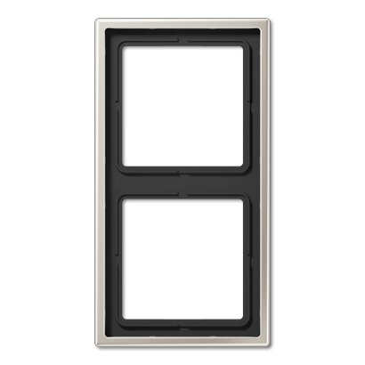 Jung LS990 afdekraam 2-voudig edelstaal