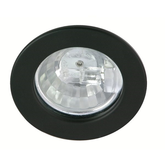 DELUNA® meubel inbouwspot zwart, star, G4, 20W