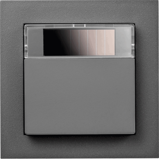 Temperatuursensor Solar AP in 55-frame instelknop antraciet
