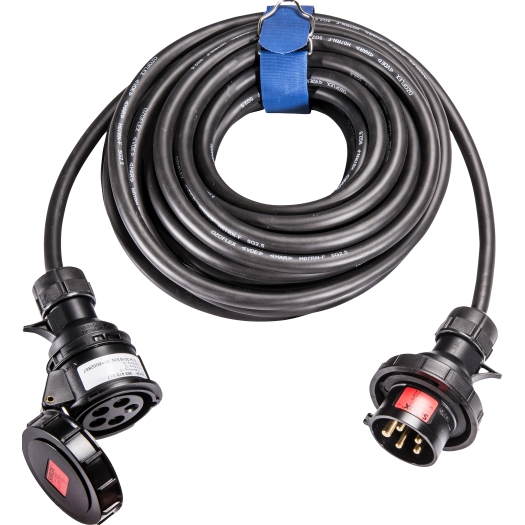 SIROX® CEE-verlengkabel H07RN-F 5G2,5 mm², 16 A, 5-polig, 400 V, 6 h 30 m IP 67 Zwart SIROX® CEE-verlengkabel H07RN-F 5G2,5 mm², 16 A, 5-polig, 400 V, 6 h 30 m IP 67 Zwart