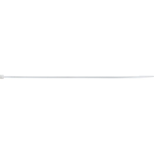 Kabelbinder met kunststoflip 7,8 x 365 mm transparant