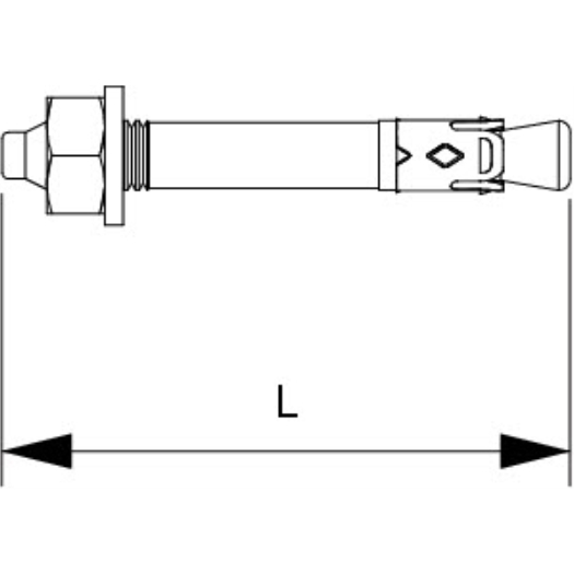 Spijkeranker N 6x49mm, St, G