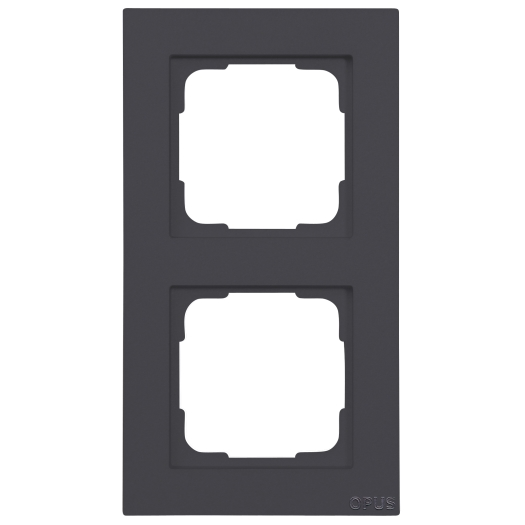 OPUS 55 Kubus afdekraam 2-voudig antraciet - zijdeglans