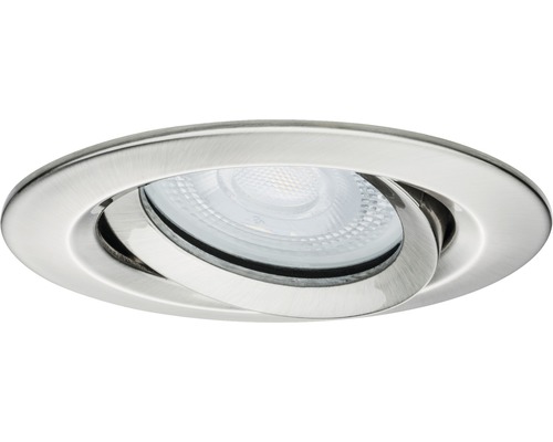Paulmann inbouwspot Nova Plus Ø 93 mm IP65 staal geborsteld
