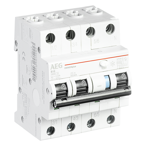 AEG Aardlekautomaat 3P+N B16 A, 30mA