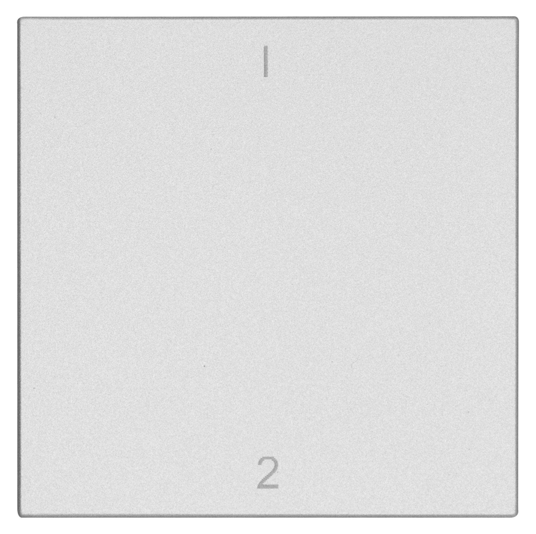 OPUS 55 bedieningselement wisselschakelaar met pijlen alu-zilver-zijdeglans enkelvoudig (voor OPUS greenNet!)