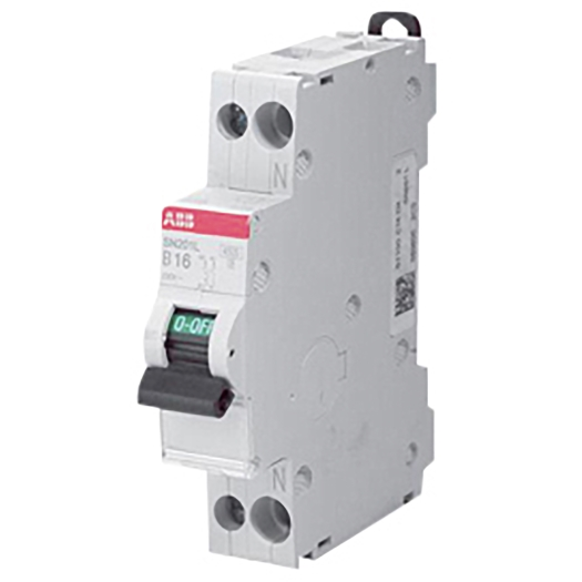 ABB Installatieautomaat B16 1-polig + N "SN201"
