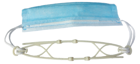 Maskerhouder Comfort-Fix, 10s, parelwit (vergelijkbaar met RAL 1013)