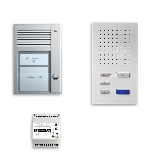 TCS Intercom opbouw 1-gezinswoning met luidspreker