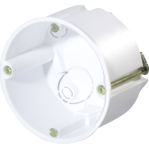 Inbouwdoos Ø 68 mm vlak, wit - halogeenvrij