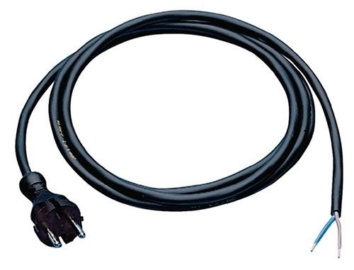 Aansluitsnoer H05RN-F 2 x 1,0 mm² met contourstekker 5 meter