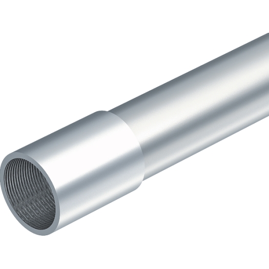 Aluminium buis met schroefdraad M20x1,5,3000, Alu