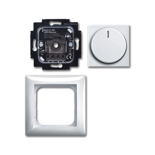 Busch draaidimmer LED, complete set