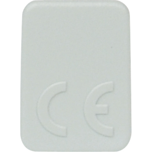 Eindkap voor 2-fasen vorkrail, open voor doorsnede 10 mm² Eindkap voor 2-fasen vorkrail, open voor doorsnede 10 mm²