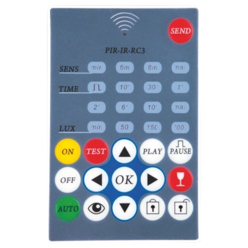 Mini-afstandsbediening P-IR-Handsender LUX/SENS/ZEIT