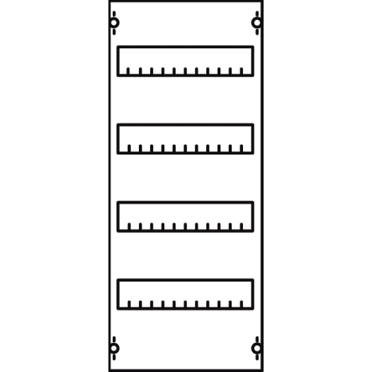 1V0A Verdeelpaneel BH0 1-paneel