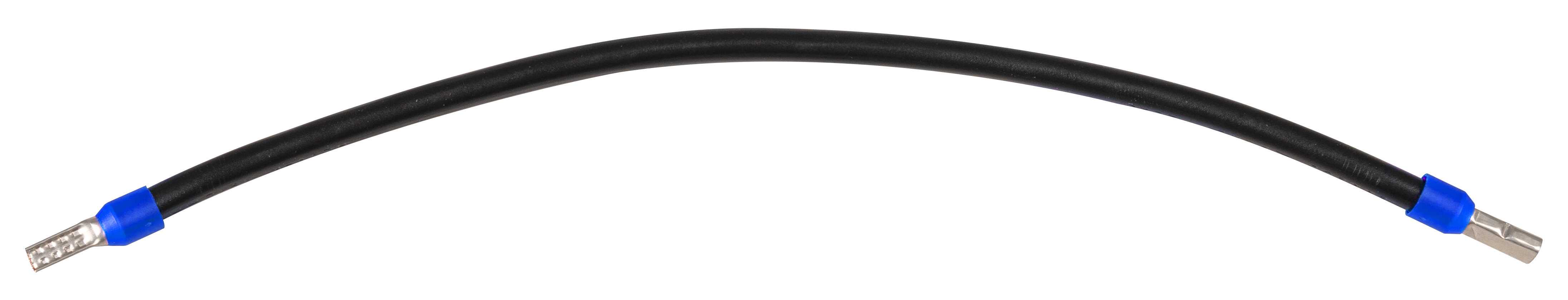Bedradingsbrug beide zijden met 9 mm adereindhuls zwart 2,5 mm² 260 mm