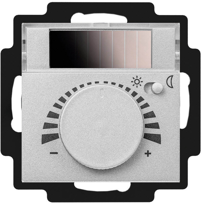 Draadloze sensor met instelpunt en schuifschakelaar, T/N aluminium EnOcean