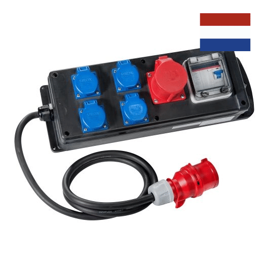 Volrubber verdeelbox "GOTHA" Volrubber verdeelbox "GOTHA"