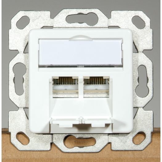 OPUS 55 AMJ 45 data-aansluitdoos "CAT 5e" polarwit