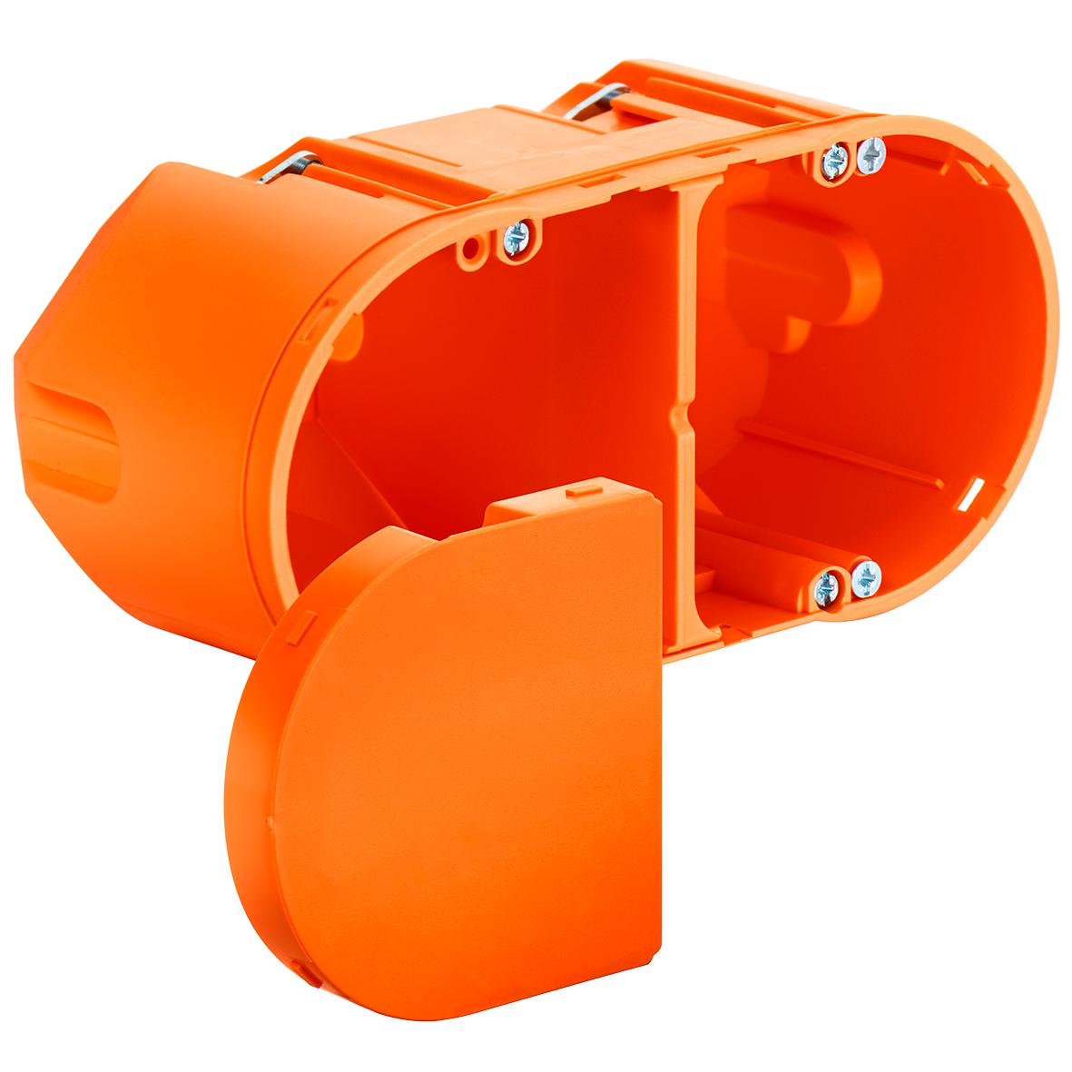 Spouwmuur-elektrische-apparaatdoos elektrische-apparaatdoos  2 x 68 mm 75 mm