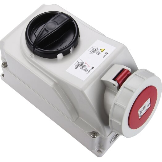 SIROX® Afschakelbare CEE-wandcontactdozen IP 67 16 A 3 x M 25