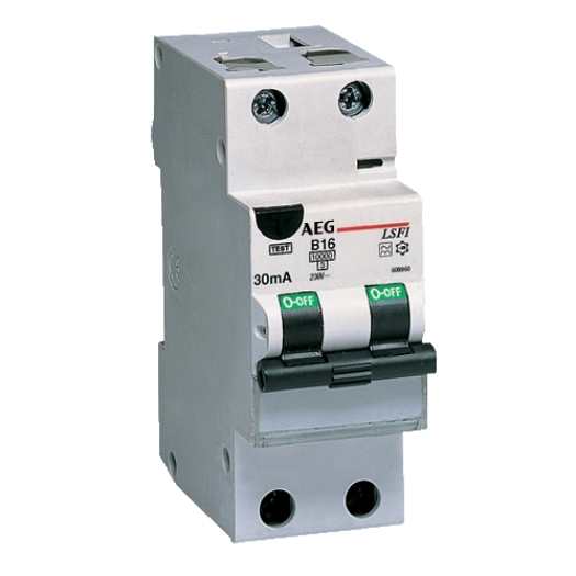 AEG Aardlekautomaat 1P+N type A, B25, 30mA