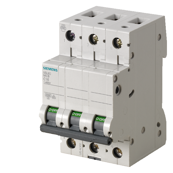 Siemens 3-polige kleine automaat "5SL6" B, 20 A