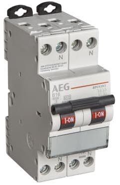 AEG Fornuisgroep (2x) 1-polig + N, B16 "EPCW 61N2"