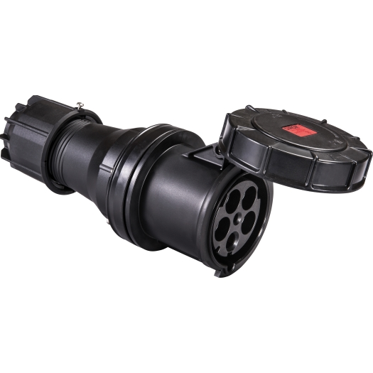 SIROX CEE-contrastekker 125 A, 5-polig, 400 V, 6 h, IP 67 met vernikkelde contacten