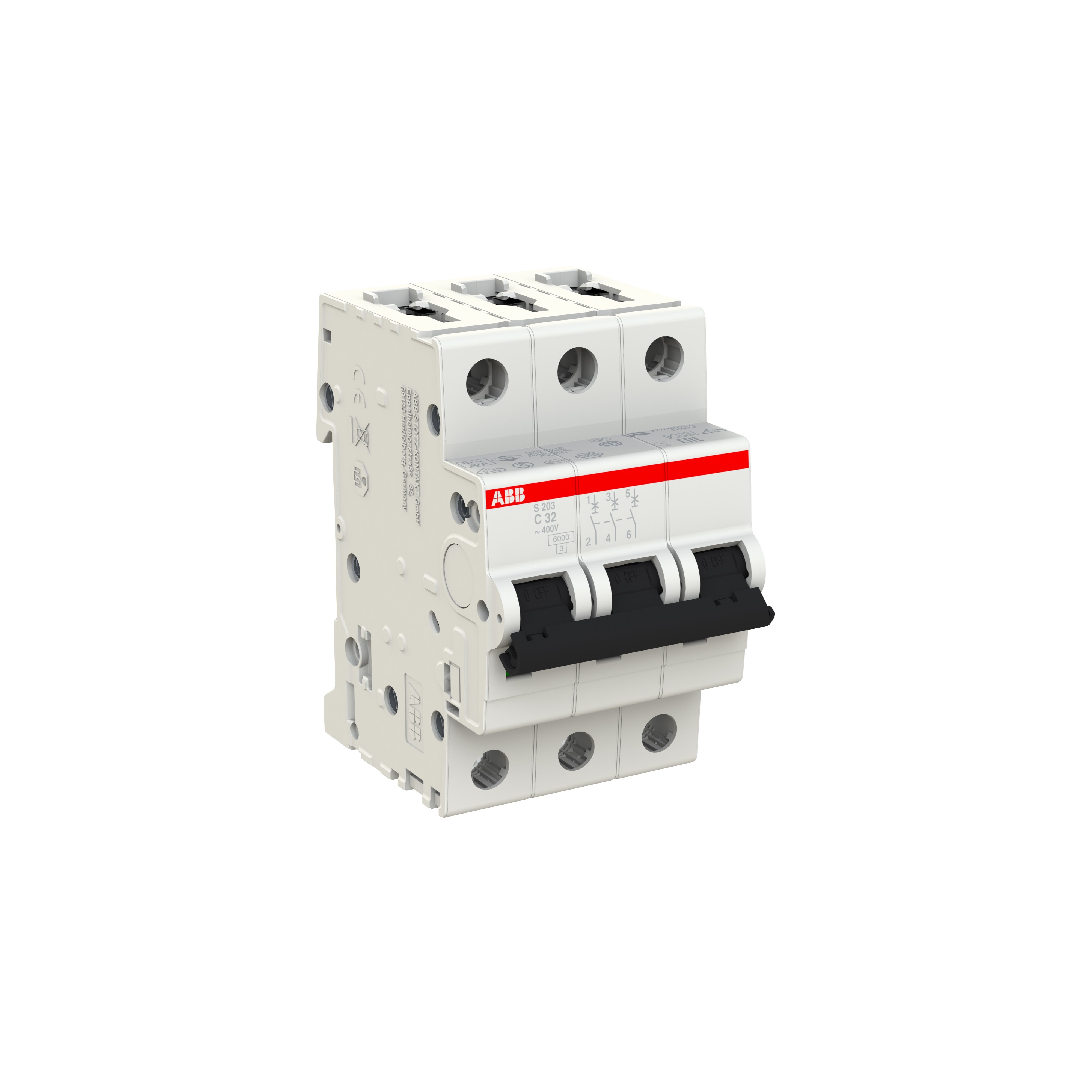 ABB Installatieautomaat 3-polig "S203" C, 32 A