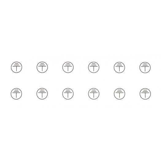 Kabelsignalering kabelbeschermingsbuis (S), wit