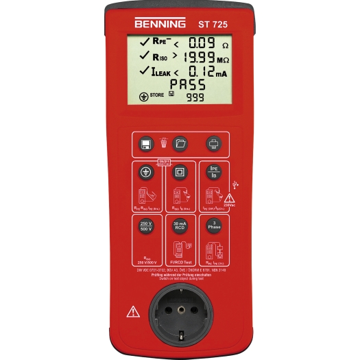 Apparatentester "BENNING ST 725" ST 725