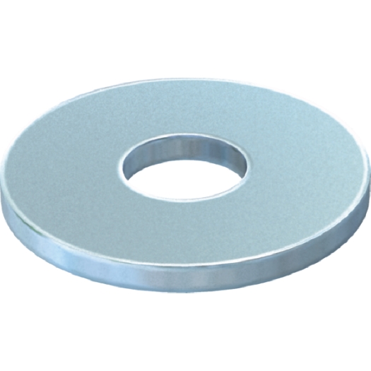 Grote vlakke sluitring M8,Ø25mm, St, G