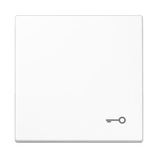 JUNG LS990 bedieningswip wissel/kruis alpinwit met sleutelsymbool (LS990LWW)