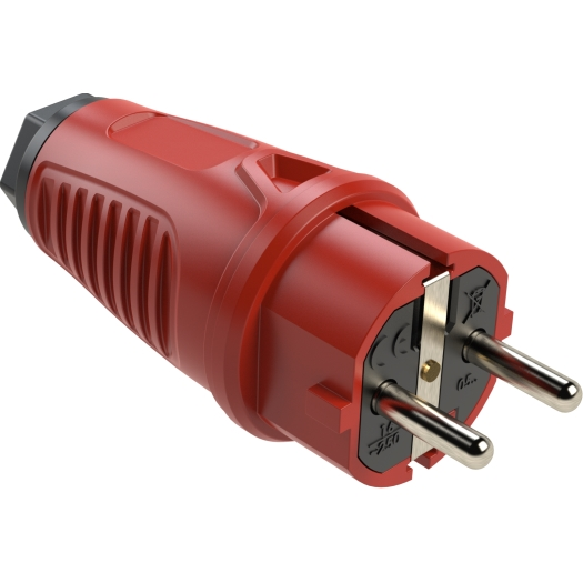 SIROX stekker 2-polig, Rood