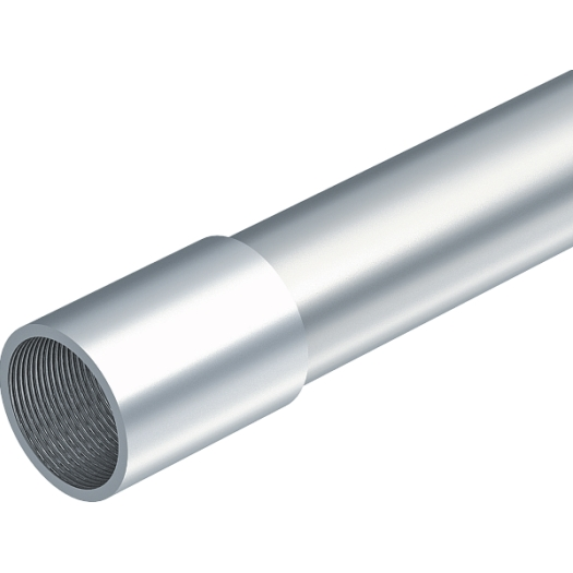 Aluminium buis met schroefdraad M40x1,5,3000, Alu