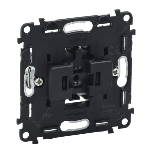 EEN. DRUKKNOP WISSELCONTACT 6A