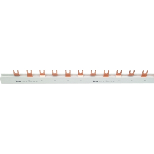 3-fasen vorkrail voor NEOZED-elementen, open 12 x 3 polen, 1.045 mm lang
