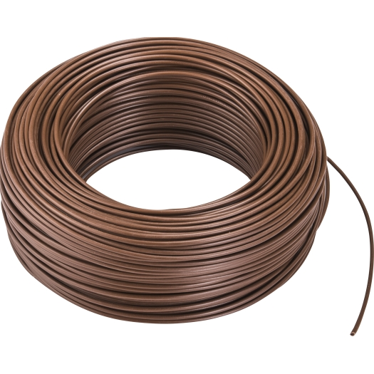 VD installatiedraad H07V-U Eca 2,5 mm² bruin