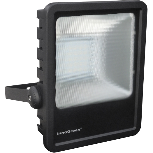 InnoGreen® LED floodlight CUBIC 2.0 PROLine 80 W zwart warmwit 830