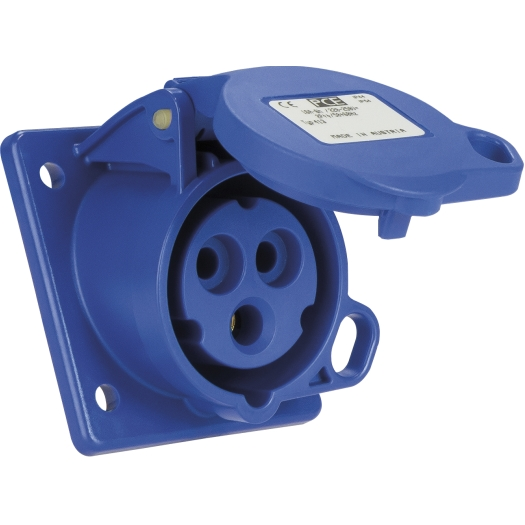 SIROX® CEE-aanbouwdoos IP 44, 3-polig, 230 V, 6 h, schuin 16 A, afsluitbaar