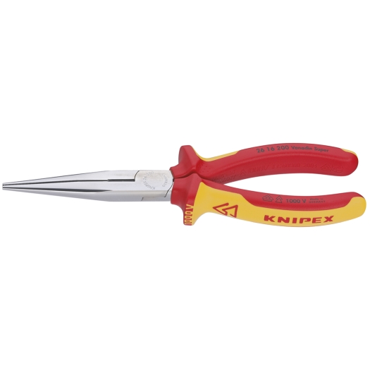 KNIPEX Telefoontang met snijder, recht voor Ø max. 3,2 mm 200 mm