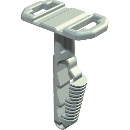 Insteekanker voor bundelbanden 6x30mm, PA, lichtgrijs, RAL 7035
