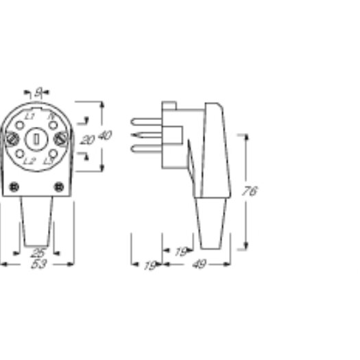 steker haaks Perilex 16A