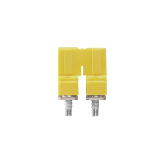 Verbinder (klemmen), geschroefd, Aantal polen: 2, Raster in mm: 9,90, Geïsoleerd: Ja, 76 A, geel